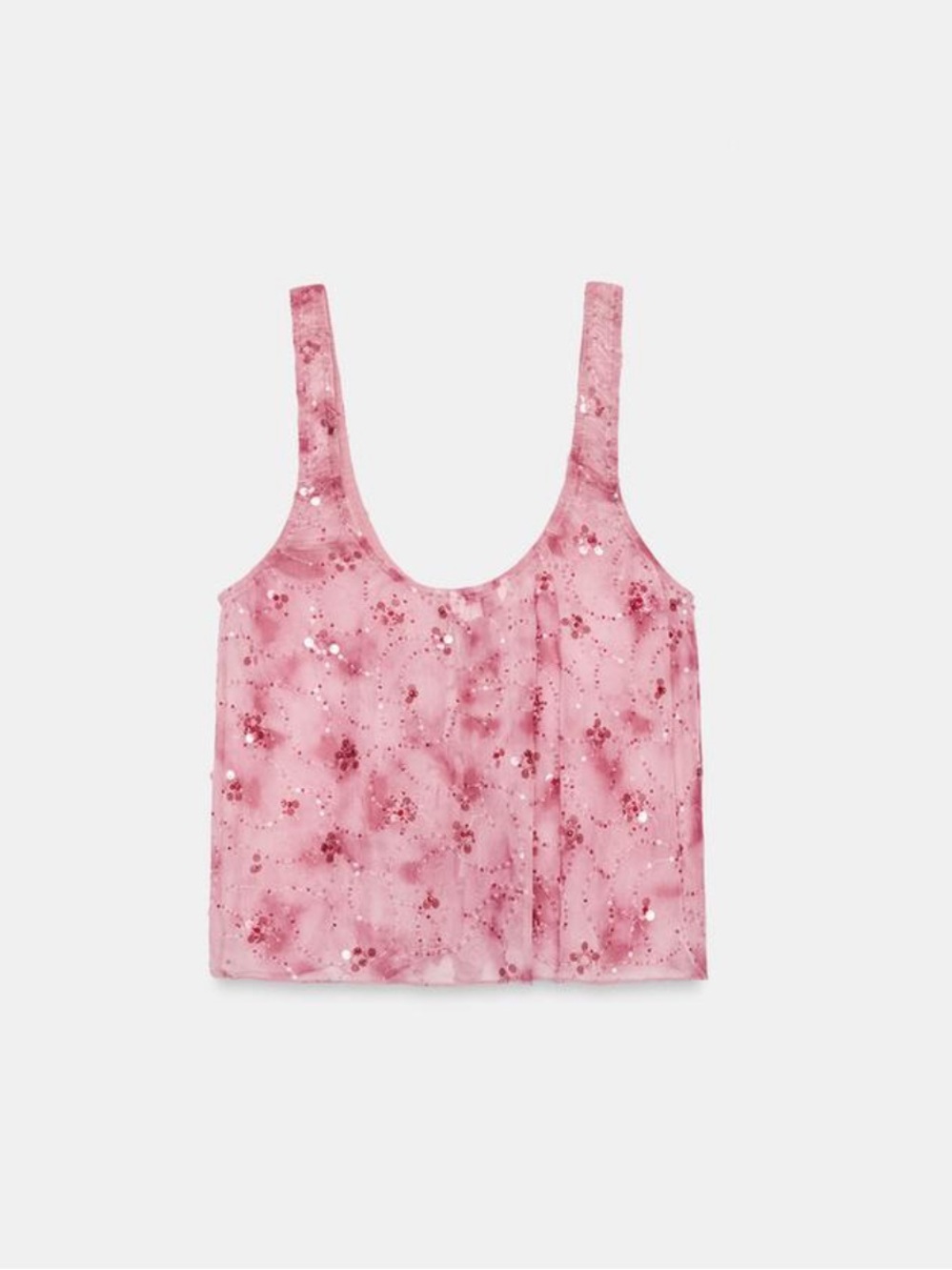 Zara sequin tank top. S
